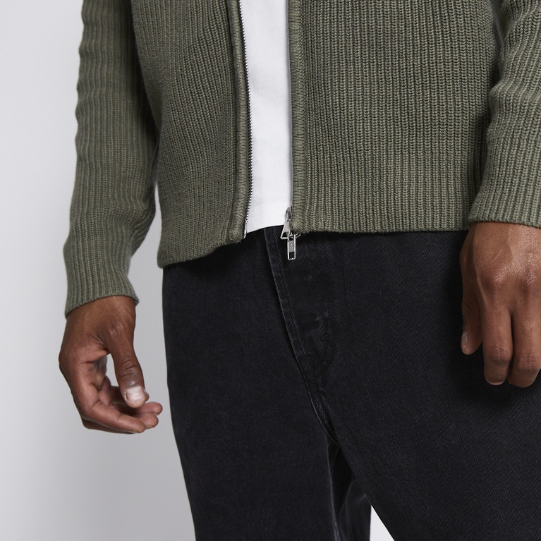 Zip sweater "Frippe"